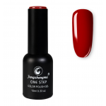 Oja semipermanenta FSM, ONE STEP Color UV/LED 10ml Cod 128 Rosu (Red)